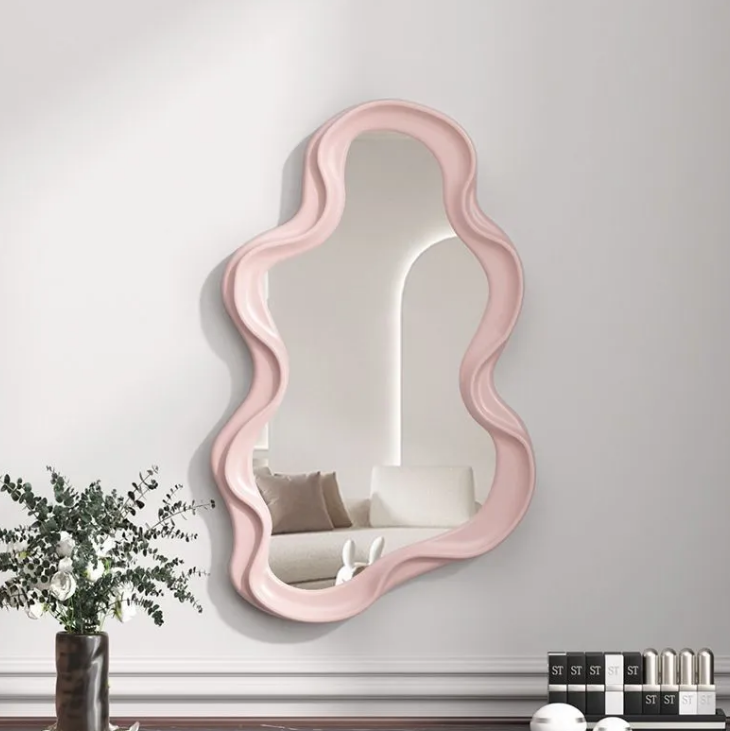 Dreamy Cloud Wave Aesthetic Mirror