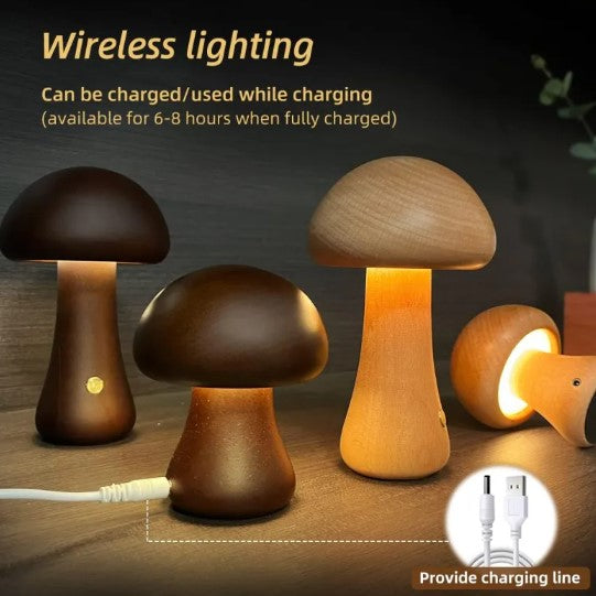 Cozy Mushroom Glow Lamp