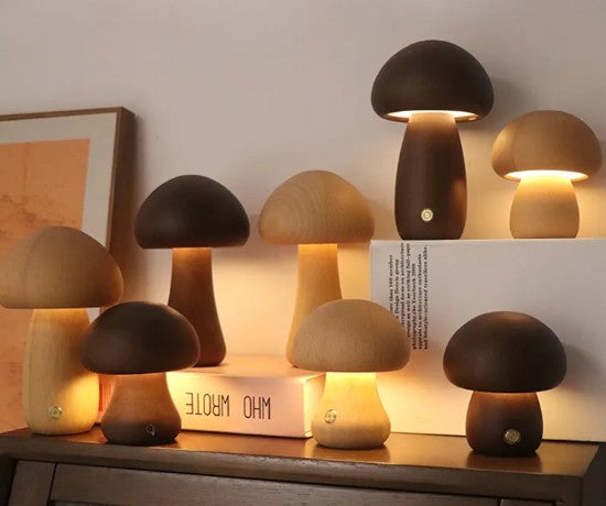 Cozy Mushroom Glow Lamp