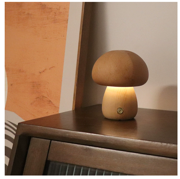 Cozy Mushroom Glow Lamp