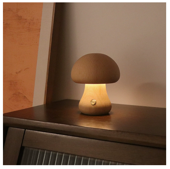 Cozy Mushroom Glow Lamp
