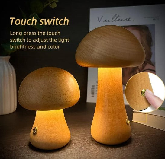 Cozy Mushroom Glow Lamp